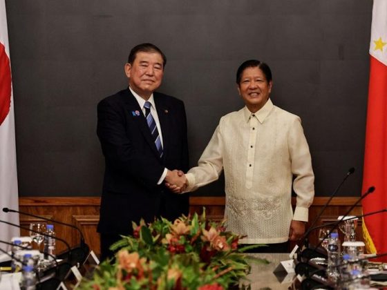 BILATERAL MEET. President Ferdinand R. Marcos Jr. and Japanese Prime Minister Shigeru Ishiba hold a bilateral meeting at Malacañan Palace in Manila on Tuesday (April 29, 2025). Marcos and Ishiba are expected to discuss ways to improve the Philippines and Japan’s economic and development cooperation, political and defense engagements, and people-to-people exchanges.